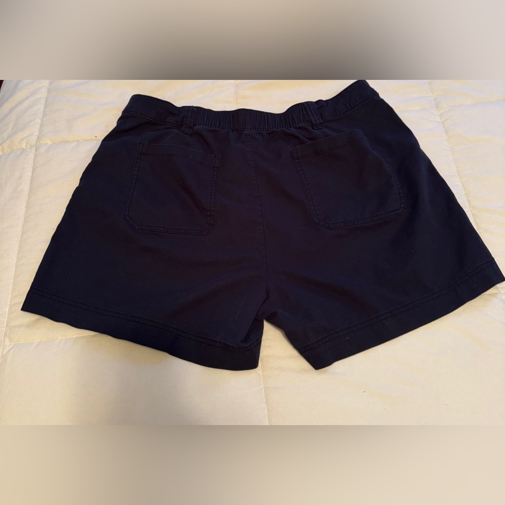 Old Navy Women's Dark Blue High Rise OG Chino Shorts size XL - Picture 5 of 7
